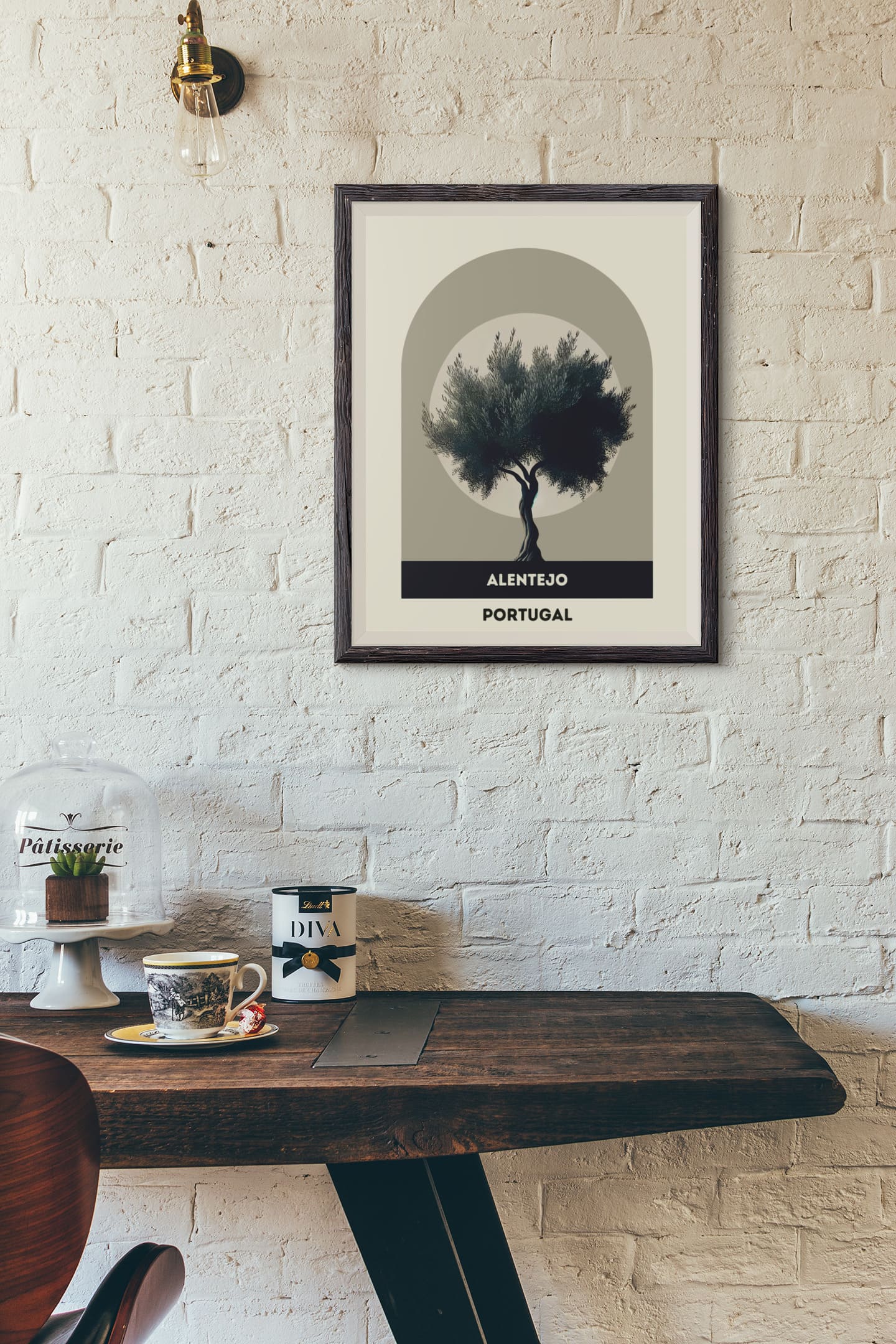 Alentejo Olive Tree Fields Print Poster