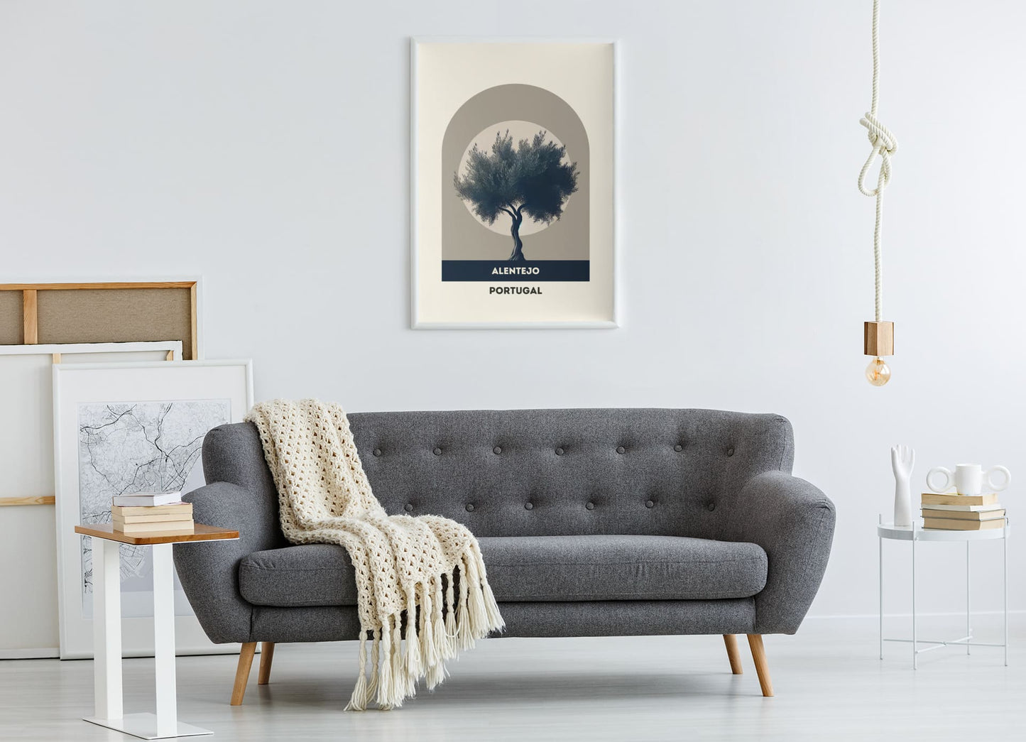 Alentejo Olive Tree Fields Print Poster