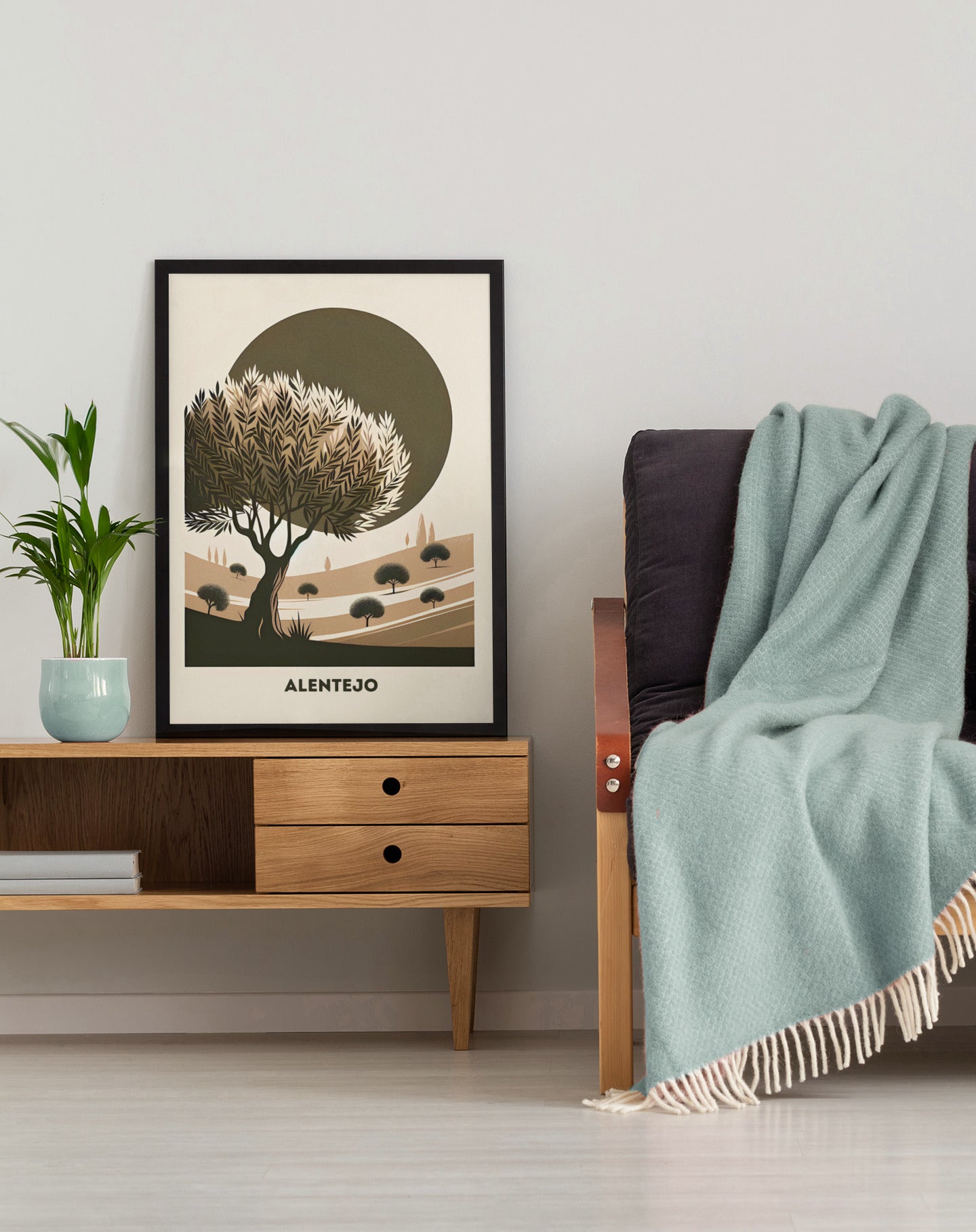 Calming Cork Tree Fields Poster, capturing Alentejo’s natural beauty.