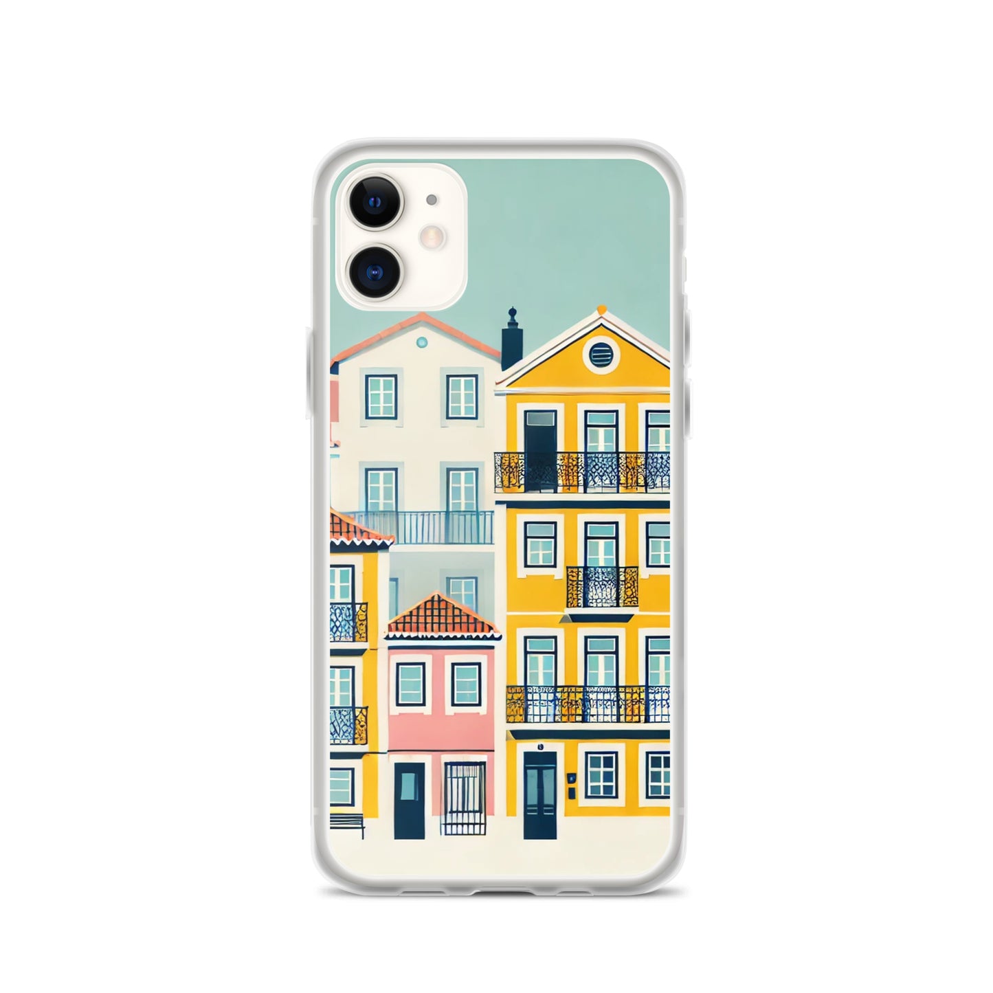 Eco-friendly Lisbon Alfama iPhone Case, inspired by Portugal’s charm.