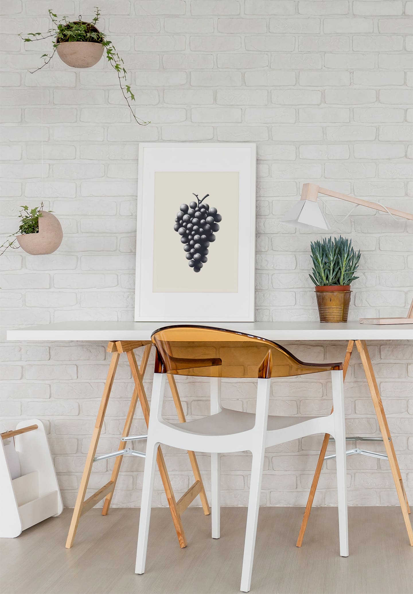 Housewarming gift idea - Portuguese Wine Grapes Poster.