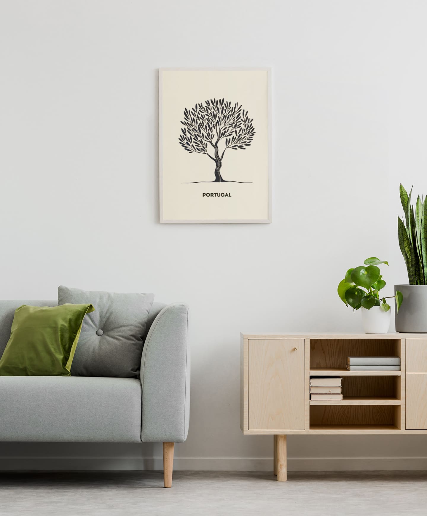 Peaceful Olive Tree Symbol Poster, adding calm and beauty to any room.