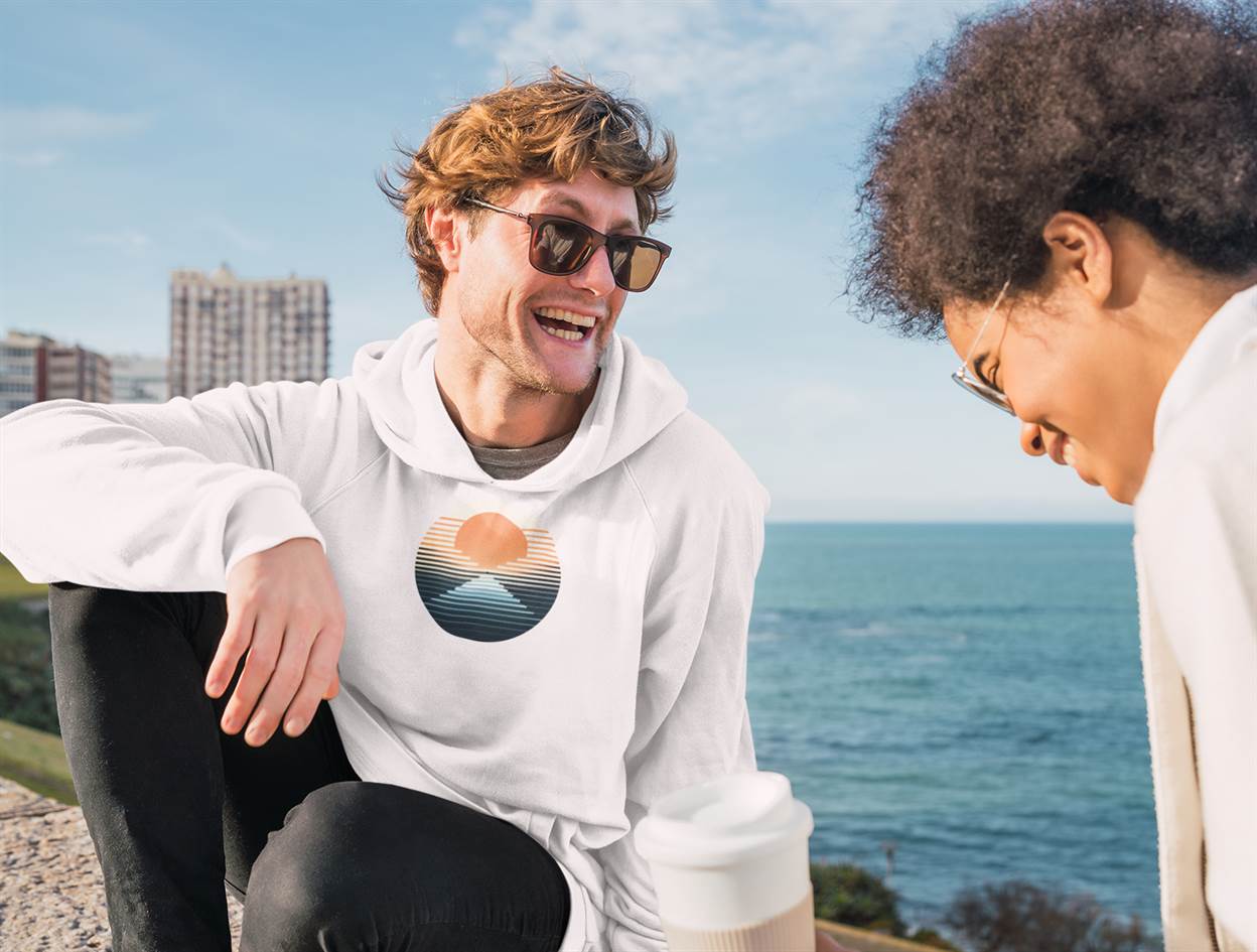 Sustainable surf wear made from organic cotton.